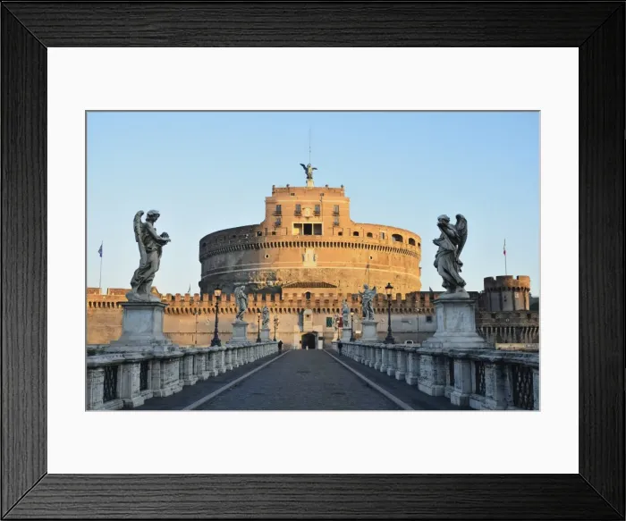 Framed Print : Castel Sant Angelo and Ponte Sant Angelo, Rome, Lazio, Italy, Europe Framed Print : Castel Sant Angelo and Ponte Sant Angelo, Rome, Lazio, Italy, Europe