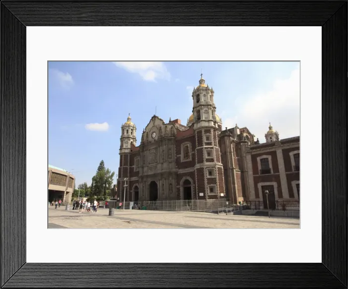 Framed Print : Old Basilica, Our Lady of Guadalupe, the most visited Catholic shrine in the Americas Framed Print : Old Basilica, Our Lady of Guadalupe, the most visited Catholic shrine in the Americas