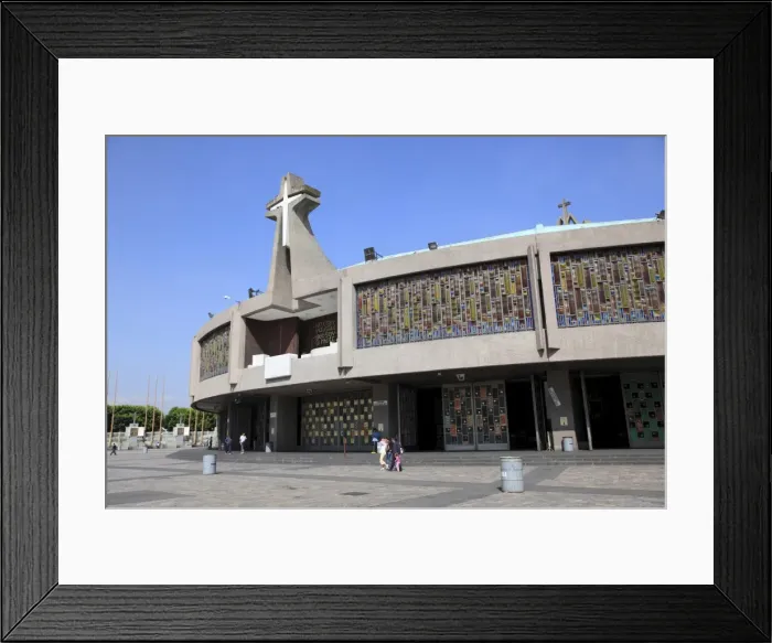 Framed Print : Our Lady of Guadalupe, modern or new Basilica, the most visited Catholic shrine in the Americas Framed Print : Our Lady of Guadalupe, modern or new Basilica, the most visited Catholic shrine in the Americas