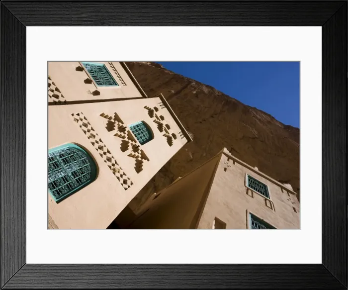 Framed Print : Walls of the Hotel Jasmina against the towering walls of the Todra Gorge near Tinerhir Framed Print : Walls of the Hotel Jasmina against the towering walls of the Todra Gorge near Tinerhir
