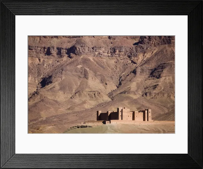 Framed Print : Kasbah in the Dades Valley near El-Kelaa M Gouna, east of Ouarzazate Framed Print : Kasbah in the Dades Valley near El-Kelaa M Gouna, east of Ouarzazate
