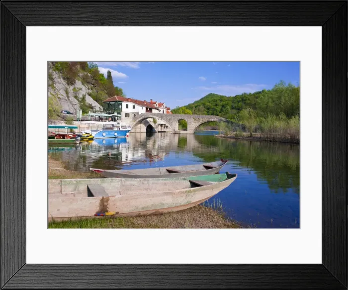 Framed Print : Rijeka Crnojevica, Montenegro, Europe Framed Print : Rijeka Crnojevica, Montenegro, Europe
