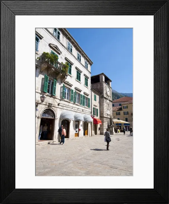 Framed Print : Kontor, UNESCO World Heritage Site, Montenegro, Europe Framed Print : Kontor, UNESCO World Heritage Site, Montenegro, Europe