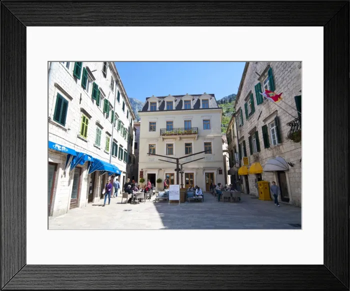 Framed Print : Kontor, UNESCO World Heritage Site, Montenegro, Europe