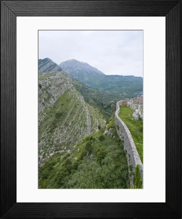 Framed Print : The castle of Bar, Montenegro, Europe Framed Print : The castle of Bar, Montenegro, Europe