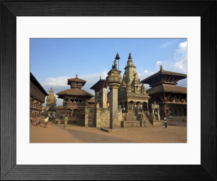 Framed Print : Durbar Square, Bhaktapur, UNESCO World Heritage Site, Kathmandu Valley, Nepal, Asia Framed Print : Durbar Square, Bhaktapur, UNESCO World Heritage Site, Kathmandu Valley, Nepal, Asia