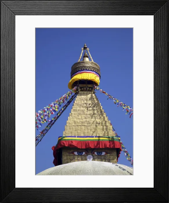 Framed Print : Boudhanath Stupa, ancient holy Buddhist site and UNESCO World Heritage Site Framed Print : Boudhanath Stupa, ancient holy Buddhist site and UNESCO World Heritage Site