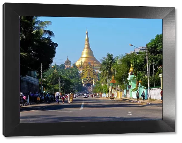 World famous Shwedagon, Yangon, Myanmar, Asia