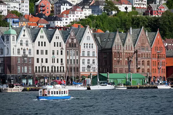 Bryggen, UNESCO World Heritage Site, Bergen, Hordaland, Norway, Scandinavia, Europe