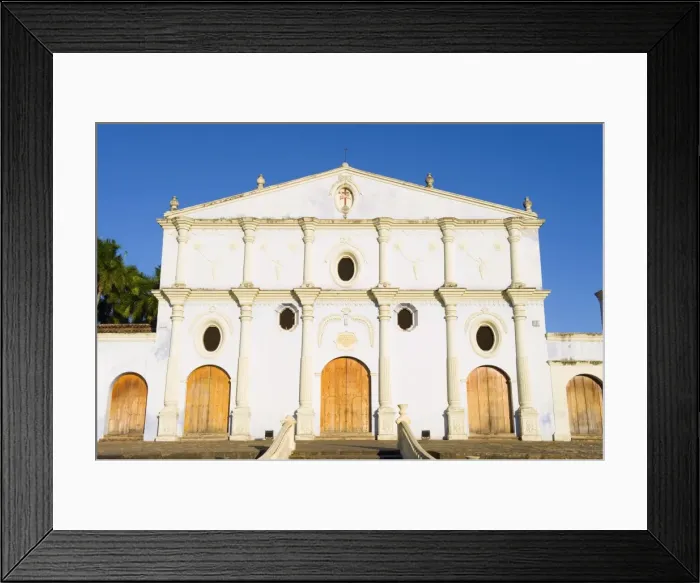 Framed Print : Facade of Convent and Museum San Francisco, Granada, Nicaragua, Central America Framed Print : Facade of Convent and Museum San Francisco, Granada, Nicaragua, Central America