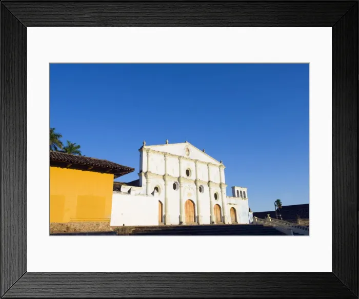 Framed Print : Facade of Convent and Museum San Francisco, Granada, Nicaragua, Central America Framed Print : Facade of Convent and Museum San Francisco, Granada, Nicaragua, Central America