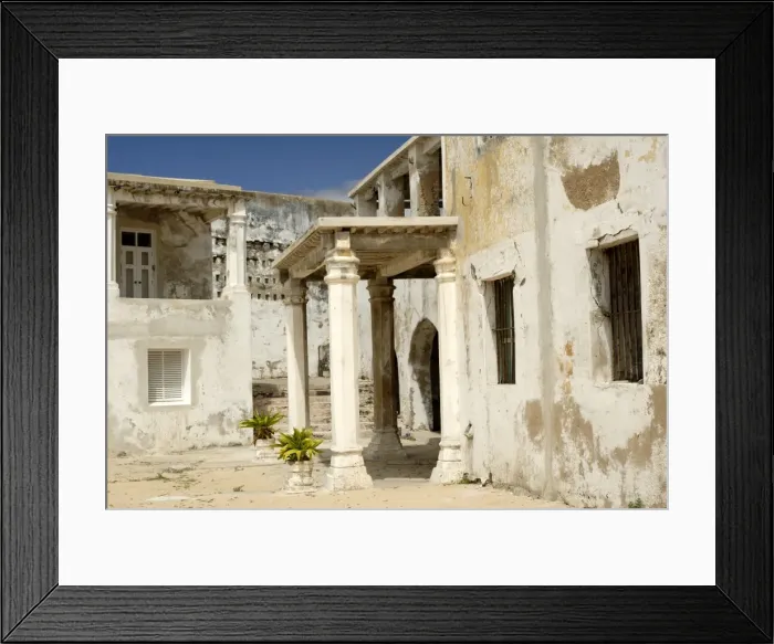 Framed Print : Inside San Sebastian fort dating from 1558, UNESCO World Heritage Site