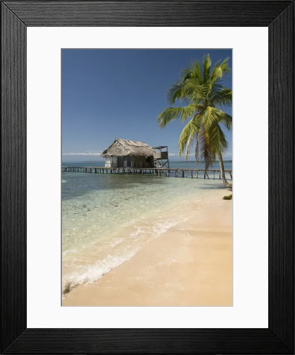 Framed Print : Boat jetty, Isla Bastimentos, Bocas Del Toro, Panama, Central America Framed Print : Boat jetty, Isla Bastimentos, Bocas Del Toro, Panama, Central America