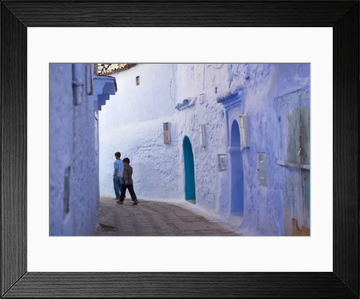Framed Print : Medina, Chefchaouen, Morocco, North Africa, Africa Framed Print : Medina, Chefchaouen, Morocco, North Africa, Africa