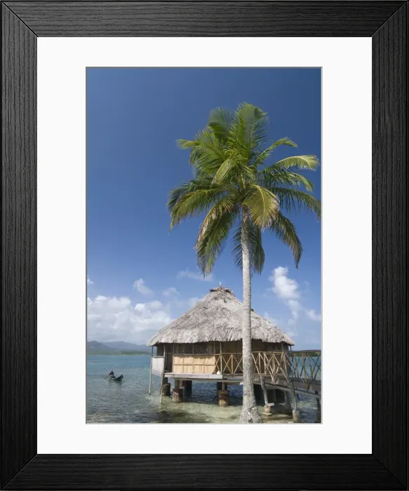 Framed Print : Hut over water, Yandup Island, San Blas Islands (Kuna Yala Islands), Panama Framed Print : Hut over water, Yandup Island, San Blas Islands (Kuna Yala Islands), Panama