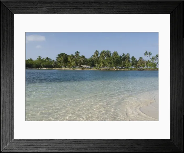 Framed Print : Yandup Island, San Blas Islands (Kuna Yala Islands), Panama, Central America