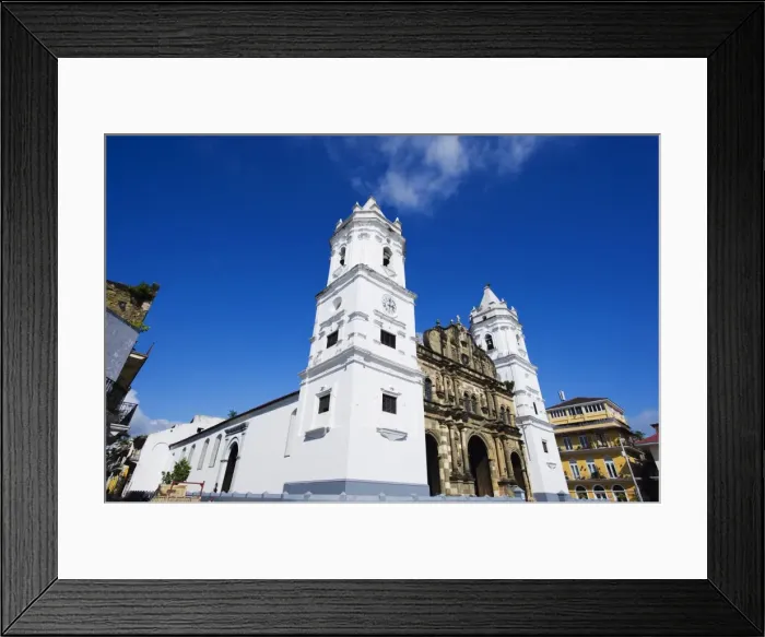 Framed Print : Cathedral, historical old town, UNESCO World Heritage Site, Panama City Framed Print : Cathedral, historical old town, UNESCO World Heritage Site, Panama City
