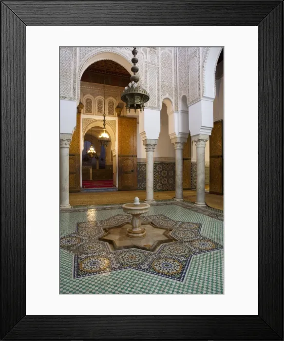 Framed Print : Mausoleum of Moulay Ismail, Meknes, UNESCO World Heritage Site, Morocco Framed Print : Mausoleum of Moulay Ismail, Meknes, UNESCO World Heritage Site, Morocco