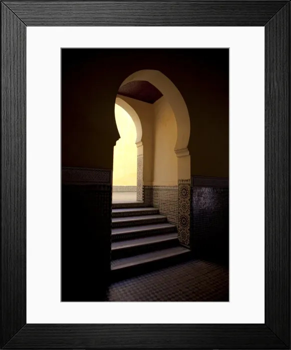 Framed Print : Mausoleum of Moulay Ismail, Meknes, Morocco, North Africa, Africa Framed Print : Mausoleum of Moulay Ismail, Meknes, Morocco, North Africa, Africa