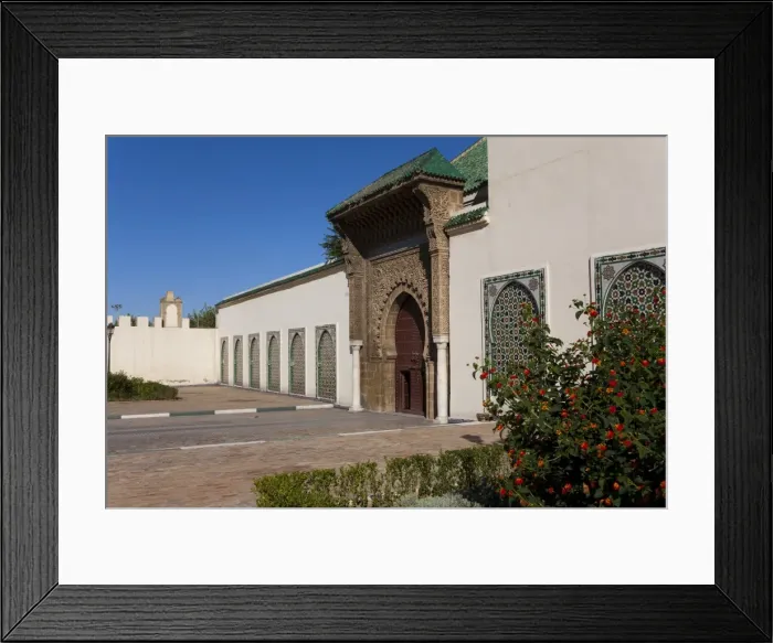 Framed Print : Mausoleum of Moulay Ismail, Meknes, UNESCO World Heritage Site, Morocco Framed Print : Mausoleum of Moulay Ismail, Meknes, UNESCO World Heritage Site, Morocco
