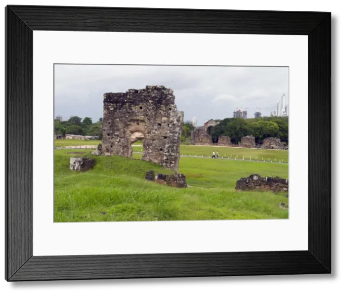 Framed Print : Archaeological site ruins of Panama Viejo, UNESCO World Heritage Site, Panama City Framed Print : Archaeological site ruins of Panama Viejo, UNESCO World Heritage Site, Panama City