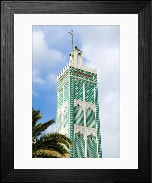 Framed Print : Mosque, Tangier, Morocco, North Africa, Africa Framed Print : Mosque, Tangier, Morocco, North Africa, Africa