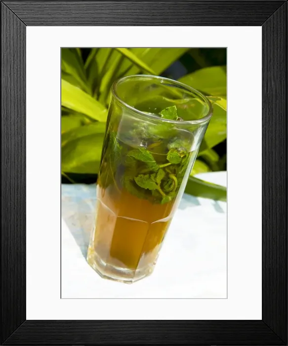 Framed Print : Mint tea, Tangier, Morocco, North Africa, Africa Framed Print : Mint tea, Tangier, Morocco, North Africa, Africa