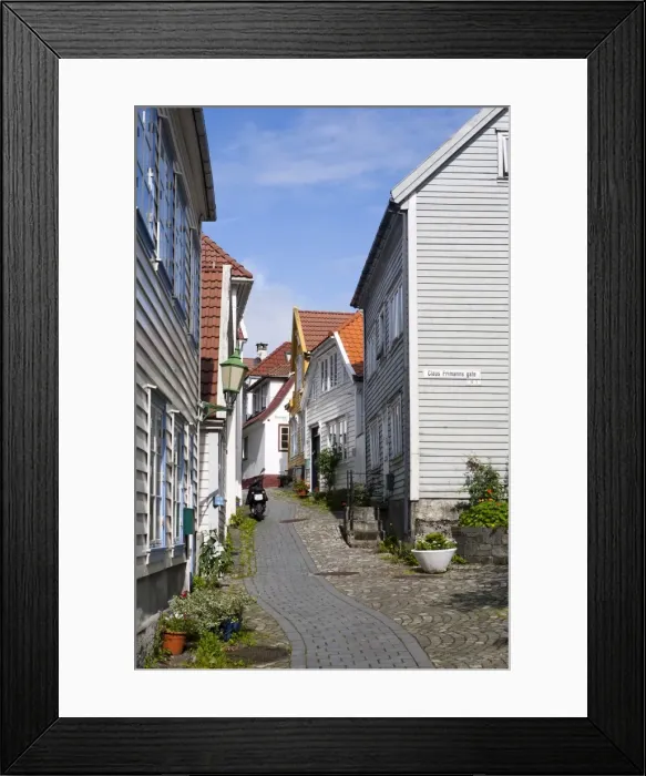 Framed Print : Strandsiden district, Bergen, Hordaland, Norway, Scandinavia, Europe Framed Print : Strandsiden district, Bergen, Hordaland, Norway, Scandinavia, Europe