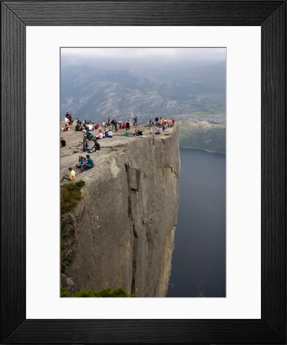 Framed Print : Preikestolen rock, Lysefjorden, Rogaland, Norway, Scandinavia, Europe Framed Print : Preikestolen rock, Lysefjorden, Rogaland, Norway, Scandinavia, Europe