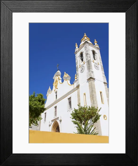 Framed Print : Main church of Nossa Senhora da Conceicao, Portimao, Algarve, Portugal, Europe Framed Print : Main church of Nossa Senhora da Conceicao, Portimao, Algarve, Portugal, Europe
