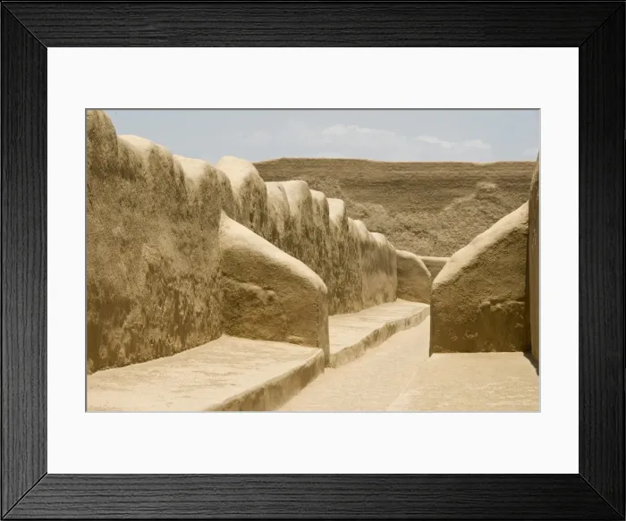 Framed Print : Restored ruins of Chan Chan, the Chimu capital of 1300AD, UNESCO World Heritage Site Framed Print : Restored ruins of Chan Chan, the Chimu capital of 1300AD, UNESCO World Heritage Site