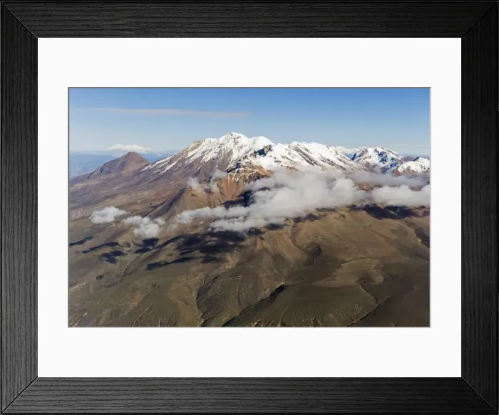 Framed Print : Chachani volcano, 6075m, seen from El Misti volcano, Arequipa, Peru, South America Framed Print : Chachani volcano, 6075m, seen from El Misti volcano, Arequipa, Peru, South America