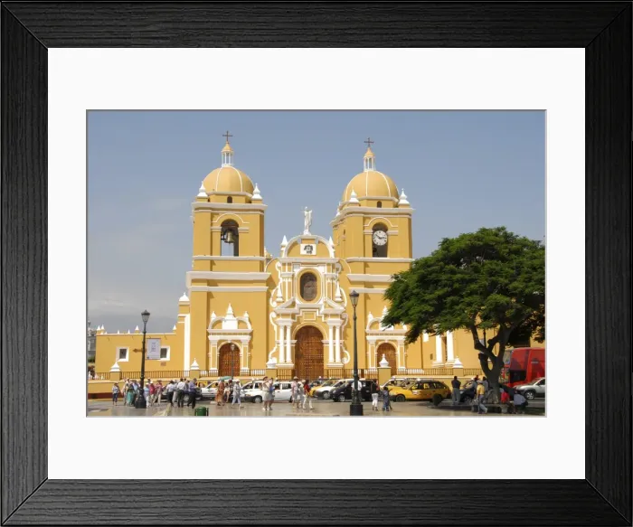 Framed Print : Main square and cathedral, Trujillo, Peru, South America Framed Print : Main square and cathedral, Trujillo, Peru, South America