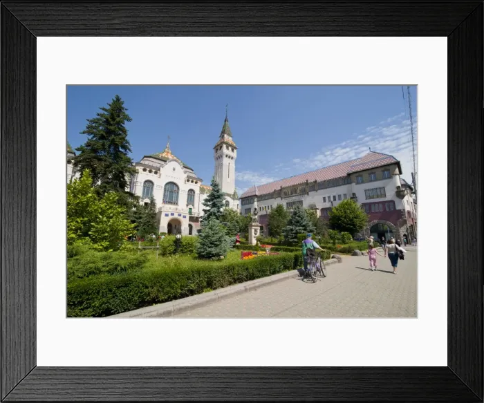 Framed Print : County Council Buidling, Targu Mures (Neumarkt), Transylvania, Romania, Europe Framed Print : County Council Buidling, Targu Mures (Neumarkt), Transylvania, Romania, Europe
