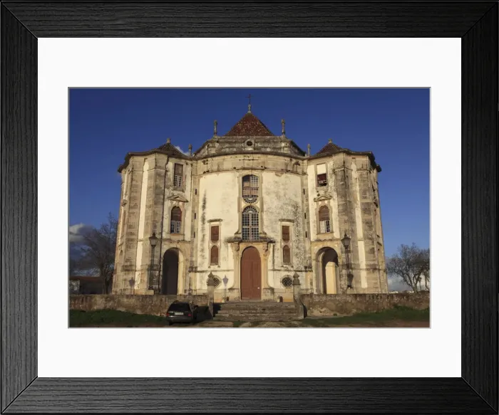 Framed Print : The baroque era Senhor Jesus da Pedra Sanctuary Church, dating from 1747 Framed Print : The baroque era Senhor Jesus da Pedra Sanctuary Church, dating from 1747