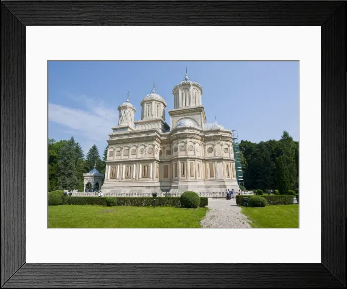 Framed Print : Cathedral of Curtea de Arges, Arges Valley, Transylvania, Romania, Europe