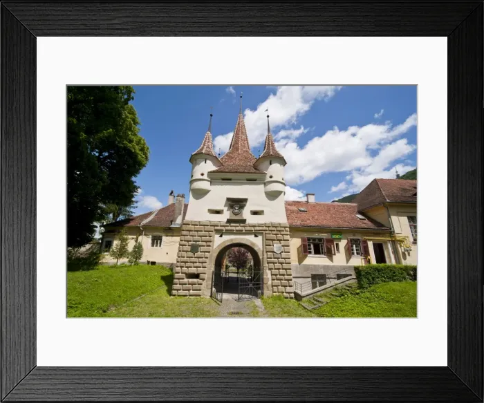 Framed Print : Catherine Gate, Brasov, Transylvania, Romania, Europe Framed Print : Catherine Gate, Brasov, Transylvania, Romania, Europe