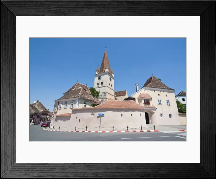 Framed Print : Cisnadie (Heltau), Transylvania, Romania, Europe Framed Print : Cisnadie (Heltau), Transylvania, Romania, Europe