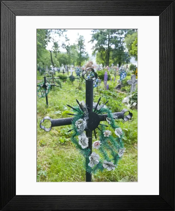 Framed Print : Cemetery in the Moldovita Monastery in the Bucovina, UNESCO World Heritage Site Framed Print : Cemetery in the Moldovita Monastery in the Bucovina, UNESCO World Heritage Site