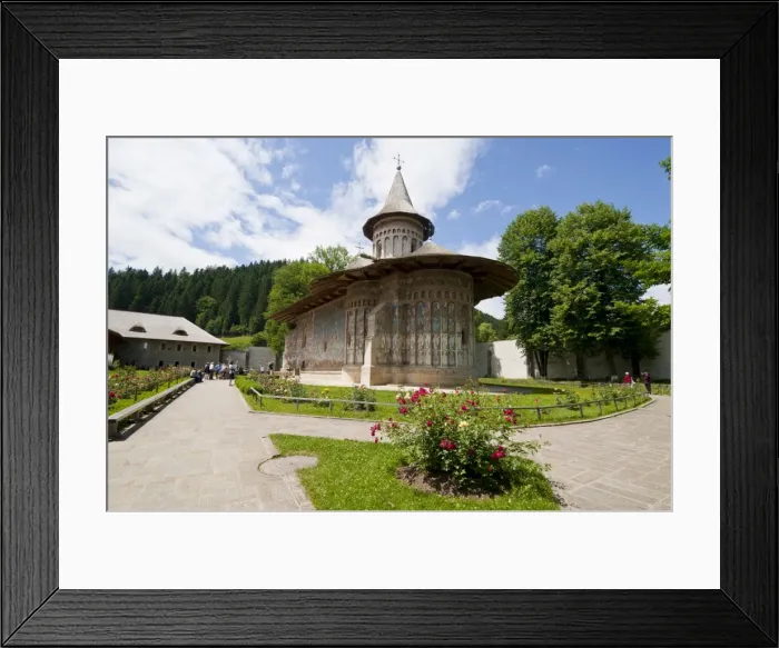 Framed Print : Voronet Monastery in the Bucovina, UNESCO World Heritage Site, Romania, Europe Framed Print : Voronet Monastery in the Bucovina, UNESCO World Heritage Site, Romania, Europe