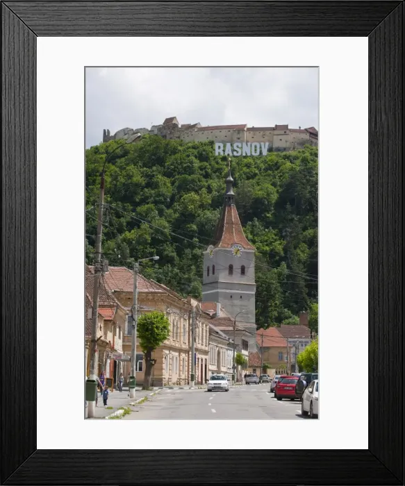 Framed Print : Castle Rasnov, Transylvania, Romania, Europe Framed Print : Castle Rasnov, Transylvania, Romania, Europe