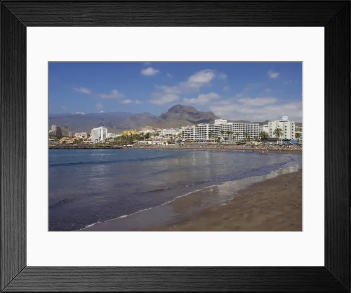 Framed Print : Playa de Troya, Playa de las Americas, Tenerife, Canary Islands, Spain, Atlantic, Europe Framed Print : Playa de Troya, Playa de las Americas, Tenerife, Canary Islands, Spain, Atlantic, Europe