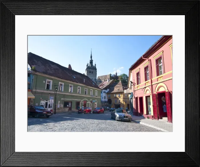 Framed Print : Sighisoara, UNESCO World Heritage Site, Romania, Europe Framed Print : Sighisoara, UNESCO World Heritage Site, Romania, Europe