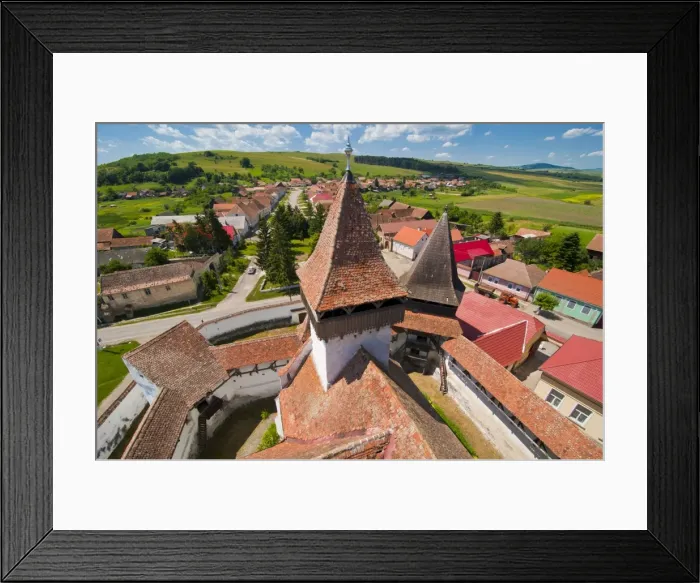 Framed Print : Homorod, UNESCO World Heritage Site, Saxonian churches, Romania, Europe Framed Print : Homorod, UNESCO World Heritage Site, Saxonian churches, Romania, Europe
