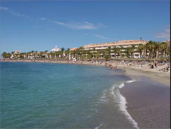 Playa de las Vistas, Los Cristianos, Tenerife, Canary Islands, Spain, Atlantic, Europe