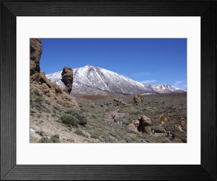 Framed Print : Los Roques and Mount Teide, Teide National Park, UNESCO World Heritage Site Framed Print : Los Roques and Mount Teide, Teide National Park, UNESCO World Heritage Site