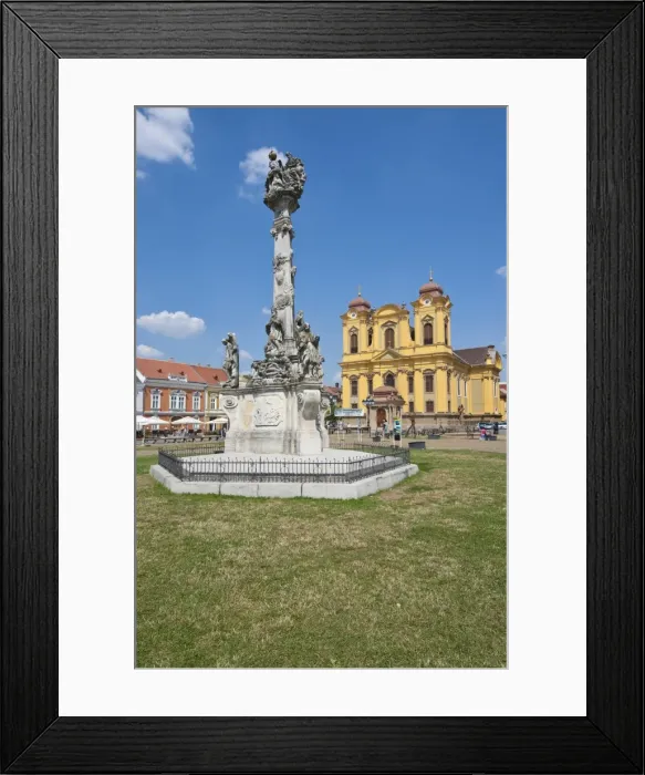 Framed Print : Unirii square, Temeswar (Timisoara), Romania, Europe Framed Print : Unirii square, Temeswar (Timisoara), Romania, Europe