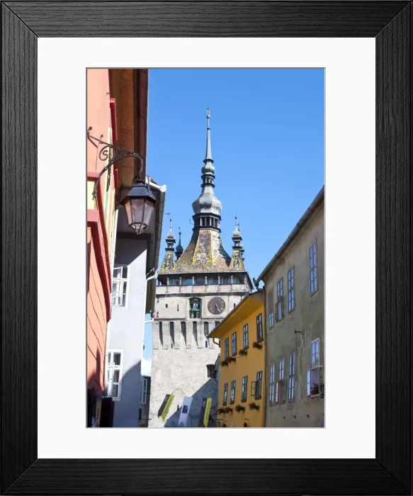 Framed Print : Sighisoara, UNESCO World Heritage Site, Romania, Europe Framed Print : Sighisoara, UNESCO World Heritage Site, Romania, Europe