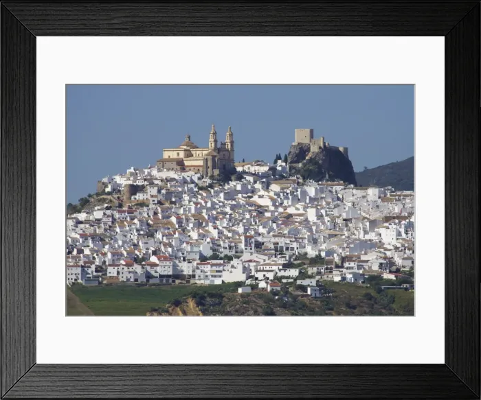 Framed Print : Olvera, Andalucia, Spain, Europe