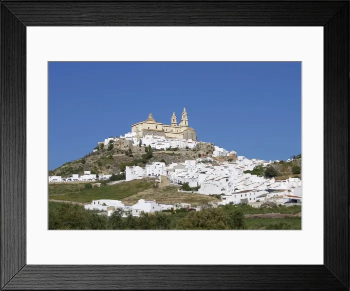 Framed Print : Olvera, Andalucia, Spain, Europe
